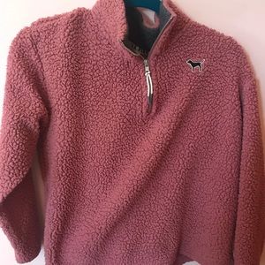 Pink Sherpa sweatshirt